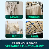 Cotton Dust Sheets – Large (3.6 × 1.3 m) used for curtains, tablecloths, tents and shades